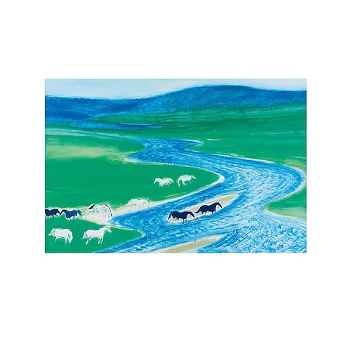 Tischsets mit Van-Gogh-Gemälde, gewebtes Tischset aus Vinyl, waschbar, hitzebeständig, schmutzabweisende Matten, PVC-Tischsets für Tisch, Esszimmer, Büro, Küche, Hotel, Heimdekoration Image