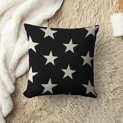 schwarz weiß doppelseite kissenbezug 1pc weicher kissenbezug kissenbezug kissenbezug für sofa schlafzimmer wohnzimmer hochwertige maschinenwaschbare außenkissen für sofa couch bett stuhl