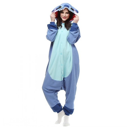 Karnevalskostüm Tier Monster Zeichentrick Karneval Kigurumi-Pyjamas Ausgefallene Kostüme Onesie-Kostüm Warm Charme Lustiges Kostüm Kinder Erwachsene Herren Damen Unisex Halloween Karneval Leistung Image