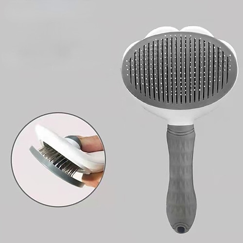 Haustierkamm Haarentfernungs-Kammbürste für Katzen Hunde Tierhaar-Reinigungsbürste für lange Haare Fäustlinge Nadel Haustierprodukte Haarbürste