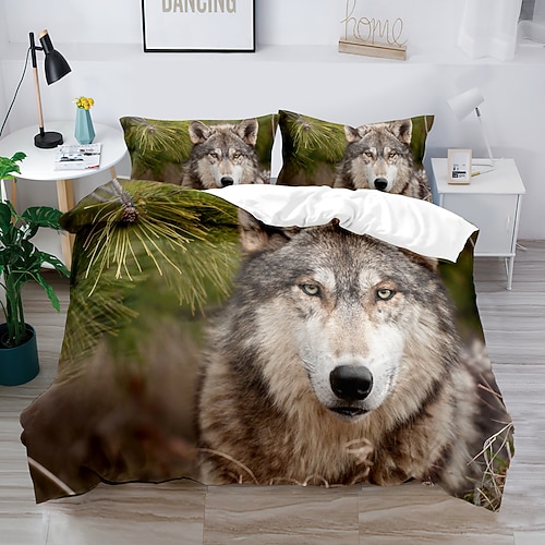 3D-Bettwäsche mit Marmordruck, Bettbezug, Bettwäsche-Sets, Bettdeckenbezug mit 1 bedruckter Bettbezug oder Bettdecke, 2 Kissenbezüge für Doppelbett/Queen/King Image