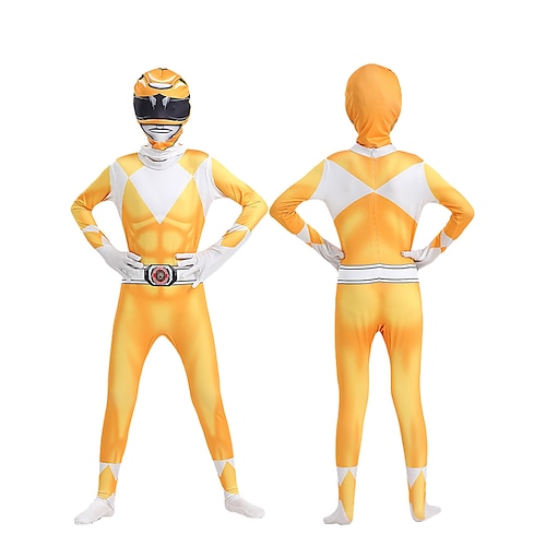 Buchwoche 2026 Mächtige Helden Tommy Oliver Cosplay Kostüm Overall Cosplay Halloween for Herren Damen Jungen Kinder Erwachsene Halloween Karneval Maskerade Image