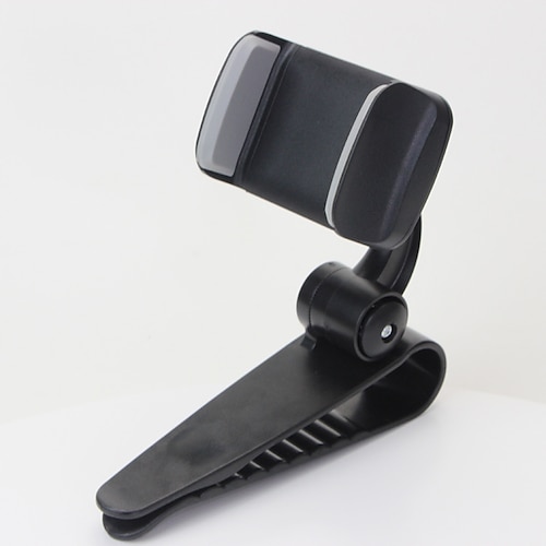 Sonnenblende-Handyhalterung für das Auto, universelle 360-Grad-Drehung der Autohalterung, Stützclip, Halterung, Cradle-Clip, kompatibel mit Smartphones