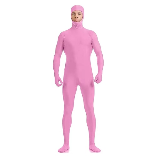 Zentai-Anzüge Ganzkörperanzug Ganzkörperanzug Karnevalskostüm Ganzkörperanzug Königstag Herren Damen Sex Einfarbig Elasthan Lycra Kostüm für Halloween Erwachsene Image