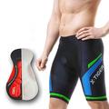 Herren Fahrradhose Radhose gepolsterte Fahrrad Fahrradkleidung Fahrrad tragen Strumpfhose schwarz blau