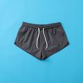 Herren Sportliche Shorts 3-Zoll-Shorts Kurze Shorts Kurze Sporthose Kurze Sporthose Sport Shorts Kordelzug Elastische Taille Elastisches Kordelzugdesign Feste Farbe Atmungsaktiv Schnelltrocknend Kurz