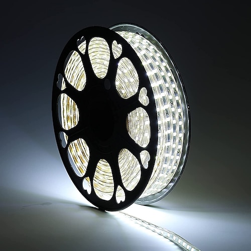 led streifen licht plug in outdoor wasserdicht ip67 ac220v 4040 led streifen licht diodenband urlaub dekorativ licht led string mit 60led/m mit eu stecker Image