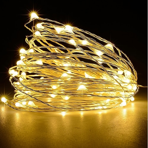 Elegante Hochzeitsrezeption Party USB 5m Lichterkette 50 LEDs LED wasserdichte Lampe Hochzeit Neujahr Image