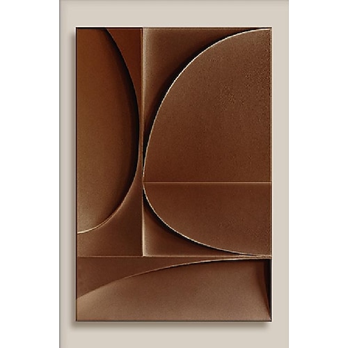 Schwarz-Weiß-abstrakte Textur 3D-Geometrie-Kunstmalerei auf Leinwand moderne minimale Wanddekoration skulpturale Posterbilder Image