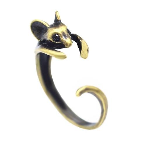 Damen Ringe Modisch Outdoor Tier Ring