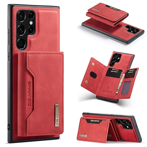 Handy Hülle Handyhüllen Für Samsung Galaxy S26 Ultra Plus S25 S24 S23 S22 Plus Ultra S23 FE A55 5G A35 5G A15 A14 Brieftaschenhülle Geldbörse Magnetisch Vollschutz PU-Leder Image