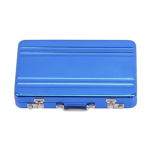 Lock Box Modeling Koffer Aluminium-Metall Visitenkartenhalter Kartenetui Image