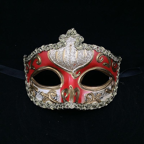 Venezianisch Halloween Maske Venezianische Maske Maskenmaske Party / Abend Klassisch Zeitlos Halbgesicht Skulptur Erwachsene Damen Weiblich Karneval Maskerade Party Maskerade Karneval von Venedig