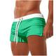 Herren Boardshorts Badeshorts Badehose Schwimmshorts Bademode Badehosen Kordelzug Elastische Taille Tasche mit Reißverschluss Feste Farbe Atmungsaktiv Schnelltrocknend Kurz Casual Täglich Strand