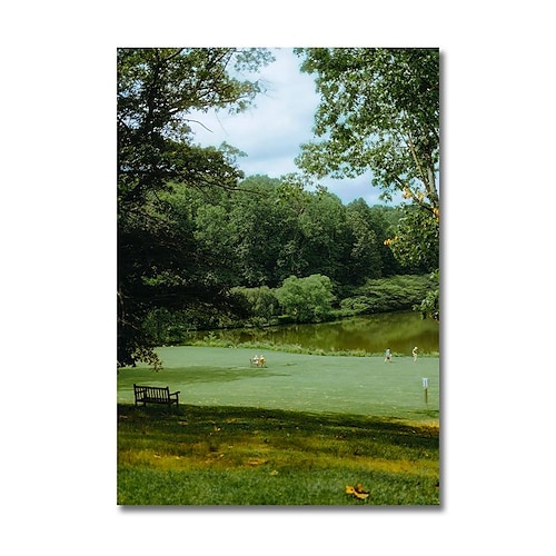 Landschaft Wandkunst Leinwand das Fenster moderne Kunst Landschaft Heimdekoration Dekor gerollte Leinwand ohne Rahmen ungerahmt Image