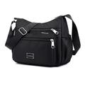 Leichte Umhängetasche aus Nylon für Damen – lässige Schultertasche mit mehreren Taschen für den Alltag, Reisen und Einkaufen