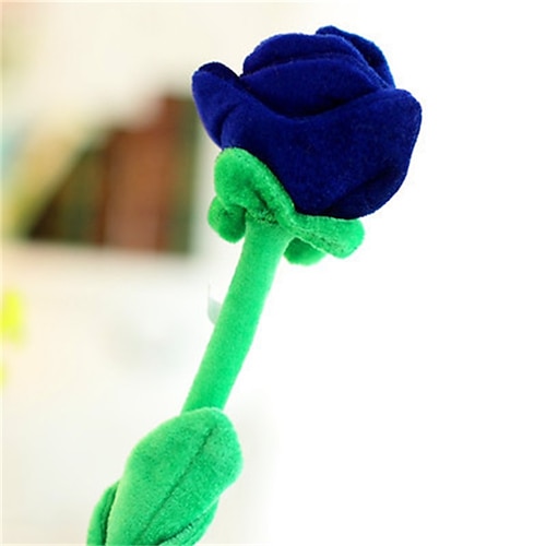 Frauentag Geschenke 10 Stück Plüsch Rose Blumen Gefüllte Rose Blumen Biegsame Stiele Plüsch Bouquets Spielzeug Weiche Muttertag Geschenke für Mama Weihnachtsgeschenk Image