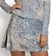 Damen Tennisrock Golfrock Denim Blue Rosa Blau Sonnenschutz Tennisbekleidung Blumen Damen-Golfkleidung, Kleidung, Outfits, Kleidung