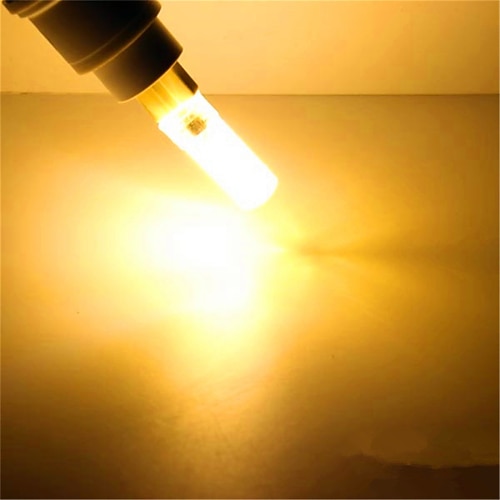 1 Stück 6 Stück 10 Watt silikonbeschichtete G9 LED-Glühbirne 360 Grad dimmbare G9-Glühbirne 60 W entspricht 72 Stück SMD 3014 LED G9 AC220V Image