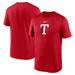 Men's Nike Red Texas Rangers Legend Fuse Large Logo Performance T-Shirt