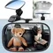 Sedile posteriore per auto Specchio per seggiolino auto universale Specchio per seggiolino auto Baby Monitor Rotazione a 360 gradi regolabile per auto Monitor per bambini Accessori auto