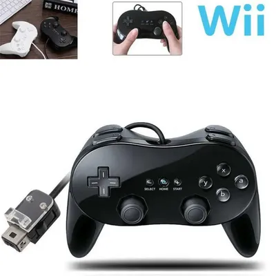 Classic Game Controller Pad Console Joypad per Nintendo Wii Controller di gioco cablato classico di