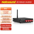 Nobsound HiFi Stereo Bluetooth 5.0 Amplificatore di potenza digitale Lettore musicale USB 2/4 canali Ricevitore amplificatore audio multizona domestico 50W * 4
