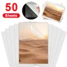50 fogli pellicola di laminazione a freddo trasparente opaca A4 pellicola di laminazione fotografica