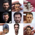 Scala 1/6 Steve Rogers Head Sculpt Chris Evans Head Carving Model Toy Action Figure Collection