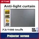 Semplice proiettore tenda Home Set Display proiezione schermo Anti-luce teatro ufficio 16:9 HD per
