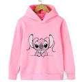 Disney Stitch abbigliamento per bambini stampato creativo ragazzi e ragazze street felpe casual