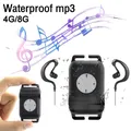4G 8G lettore MP3 portatile IPX8 impermeabile lettore musicale MP3 Radio FM con auricolare per il