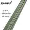 Rod Blank 5 pz/lotto Solid Fiberglass Rod Blank 45-56cm Tip Section Ics canna da pesca Blank Rod