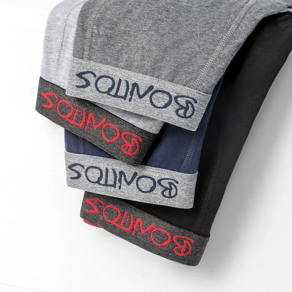 4 pezzi intimo uomo boxer in cotone mutande sexy slip boxer da uomo mutandine da uomo confezione marca