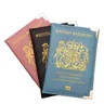 Regno unito British Passport Cover UK Women Case per passaporto Pink PU Cover of British Passport