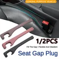 1/2PCS Seggiolino Auto Gap Filler Cucitura Laterale Spina Striscia Car Styling Sedile Gap Universale a prova di Perdite Striscia di Riempimento Decorazione Interni