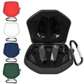 Custodia per cuffie per Lenovo GM2 PRO Custodia per cuffie wireless Borsa per il trasporto in silicone Protezione antiurto per auricolari con moschettone