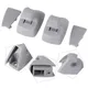2x parasole per Auto per GM Chevrolet Opel 95994975 per Cruze Sonic Spark grigio Auto parasole supporto Clip fermo staffa gancio