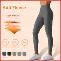 Vita alta Warm addensare Leggings donna Fitness Running Yoga Leggings pantaloni Energy Gym Leggings