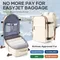 Borsa per aereo Likros, zaino da cabina per donna 40x20x25 borsa per Easyjet 45x36x20 zaino da