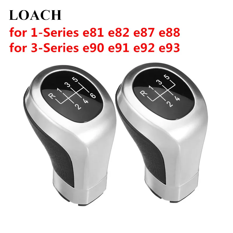 5 6 Velocità MT Pomello Del Cambio Auto per BMW e81 e82 e87 e88 e90 e91 e92 e93 1 3 Serie Cambio Shifter Leva Bastone Penna Braccio Testa