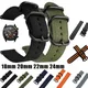 Nato strap 20mm 22mm Nylon Watch Strap for Xiaomi huami Amazfit Stratos 3 2 2S /PACE/GTR 47MM Band