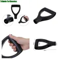 D-shaped steel shovel handle Black Plastic Replacement Accessories Snow Shovel Top Handle Garden