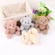 1Pc 10cm Cute Teddy Bear Dolls Patch Bear Soft Stuffed Toy Bear Baby Toy Kids Girls Birthday
