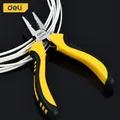 Deli Mini Pliers Set Needle Nose Diagonal Long Nose Bent Nose End Cutting Linesman for Making Crafts