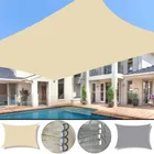 300D Impermeabile Grande Riparo Solare Protezione Parasole Baldacchino Esterno Giardino Patio Piscina Ombra Vela Tenda da campeggio Ombra