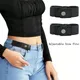 2 pezzi/set cintura elastica senza fibbia per donna uomo cintura elasticizzata unisex per pantaloni jeans cintura invisibile regolabile gratuita con fibbia casual