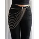 Layered Waist Chain Body Jewelry For Women Metal Body Chain Party Music Festival Summer Accessories