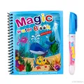 Cartoon Magic Water Painting Coloring Book With Pen Set Children Kid Education Teaching DIY Sketch