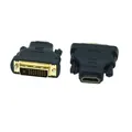 DVI-D 24-1 Pin Male To HDMI-compatible Female M-F Adapter Converter for HDTV LCD Monitor 1Pcs X M-F